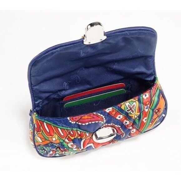 Vera Bradley Puffy Wristlet in Venetian Paisley - Picture 3 of 8